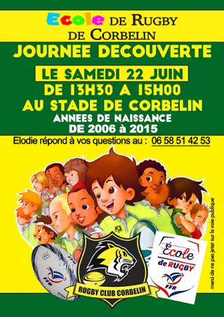 Samedi 22 juin 2019 : Après-midi du Rugby Club Corbelin: Découvrez le programme !!