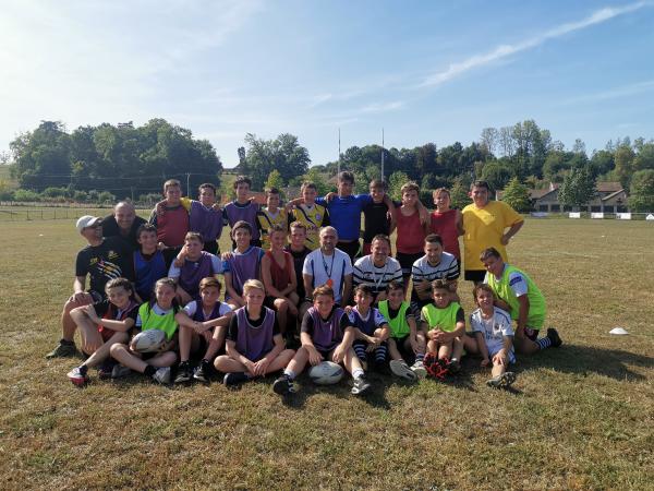 Premier entraînement en commun pour l'entente M14 Corbelin - Succieu